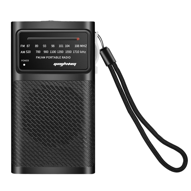 J-180 Portable Pointer FM/AM Two-Band Radios With Carrying Clip, Style: Regular Version(Black) - Radio Player by buy2fix | Online Shopping UK | buy2fix