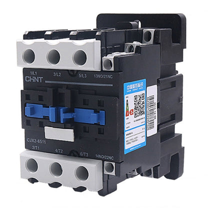 CHNT CJX2-6511 65A 220V Silver Alloy Contacts Multi-Purpose Single-Phase AC Contactor - Relays by CHNT | Online Shopping UK | buy2fix