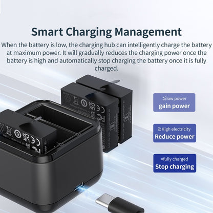 For Insta360 Ace Pro / Ace aMagisn 3 Slots Battery Charger Charging Hub - Others by aMagisn | Online Shopping UK | buy2fix