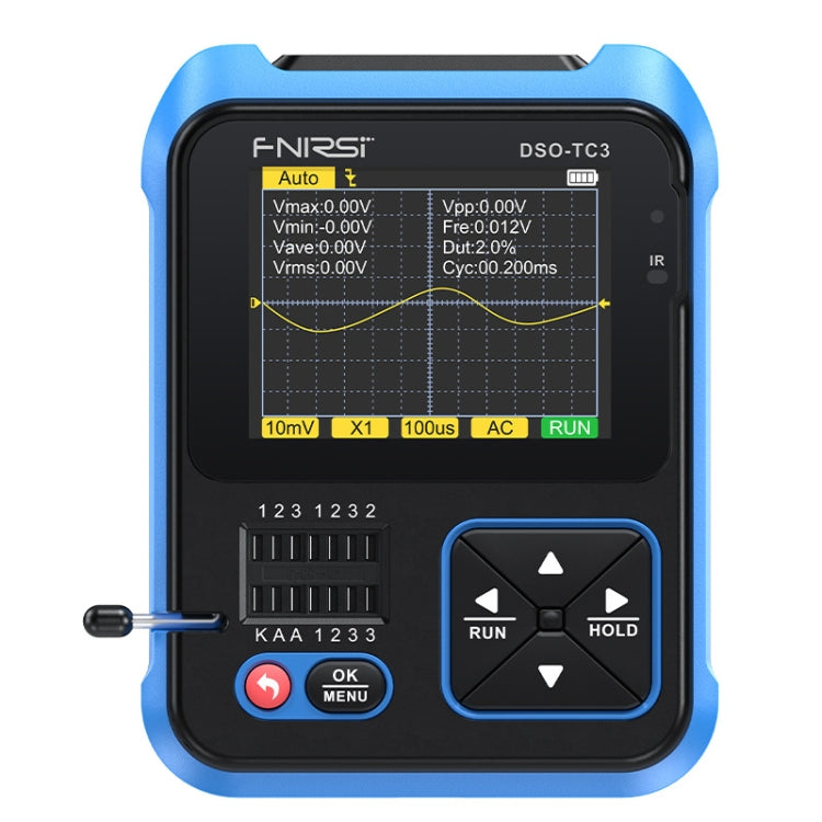 FNIRSI 3 In 1 Handheld Digital Oscilloscope LCR Transistor Tester, Specification: Standard - Digital Multimeter by FNIRSI | Online Shopping UK | buy2fix