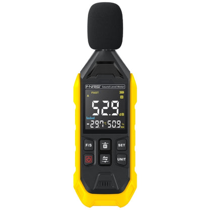 FNIRSI Noise Decibel Meter Home Volume Detector(Yellow) - Light & Sound Meter by FNIRSI | Online Shopping UK | buy2fix