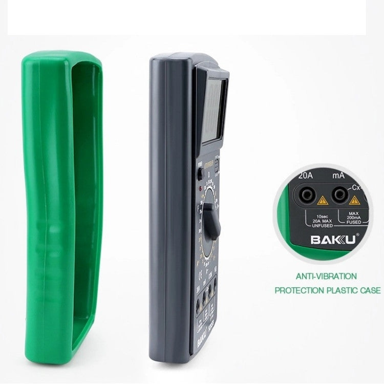 BAKU BK-9205B Measuring Capacitance Current Large Screen Display All-round Burn-proof Digital Multimeter - Consumer Electronics by BAKU | Online Shopping UK | buy2fix