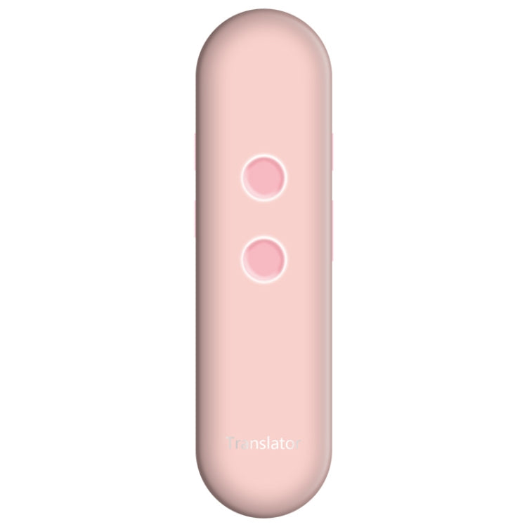 T4 Portable AI Smart Voice Translator Business Travel Real Time Translation Machine Support 42 Languages (Pink) - Consumer Electronics by buy2fix | Online Shopping UK | buy2fix