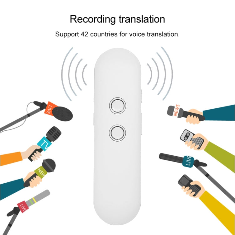 T4 Portable AI Smart Voice Translator Business Travel Real Time Translation Machine Support 42 Languages (Blue) - Consumer Electronics by buy2fix | Online Shopping UK | buy2fix