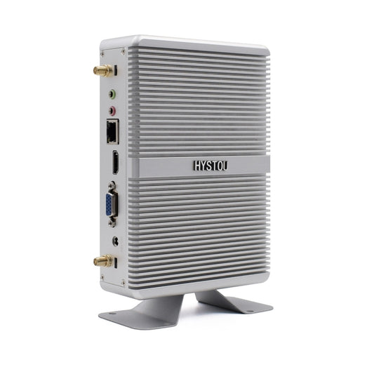 HYSTOU H2 Windows / Linux System Mini PC, Intel Core I5-7267U Dual Core Four Threads up to 3.50GHz, Support mSATA 3.0, 4GB RAM DDR3 + 256GB SSD (White) - Computer & Networking by HYSTOU | Online Shopping UK | buy2fix