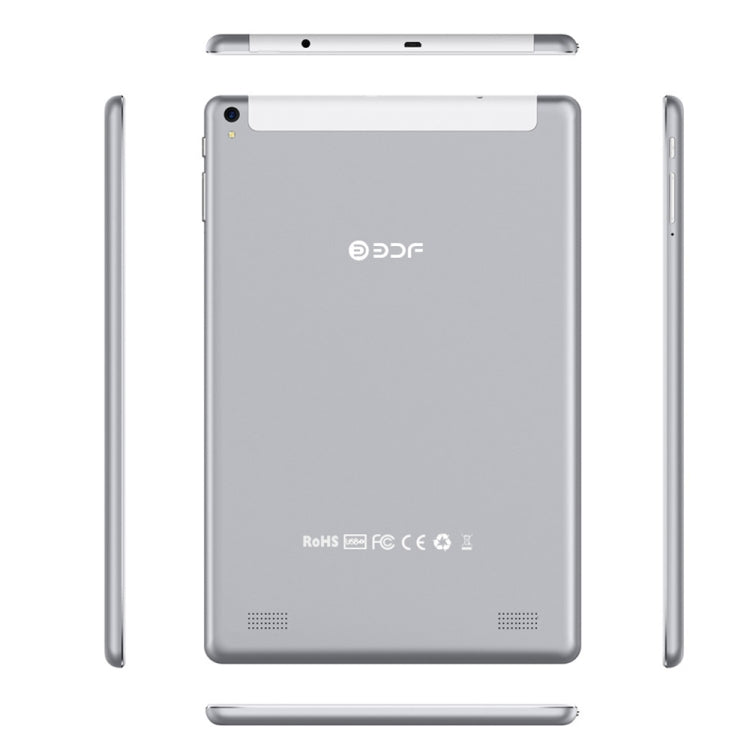 BDF P10 3G Phone Call Tablet PC, 10 inch, 1GB+16GB, Android 5.1, MTK6592 Octa Core, Support Dual SIM & Bluetooth & WiFi & GPS, EU Plug(Grey) - BDF by BDF | Online Shopping UK | buy2fix
