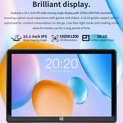 LZ1003 Tablet PC, 10.1 inch, 16GB+512GB, Windows 10, Intel Celeron J4105 Quad Core, Support TF Card & HDMI & BT & Dual WiFi, Not Included Keyboard - Other by buy2fix | Online Shopping UK | buy2fix