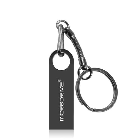 MicroDrive 8GB USB 2.0 Metal Waterproof High Speed U Disk(Black) - Computer & Networking by MicroDrive | Online Shopping UK | buy2fix
