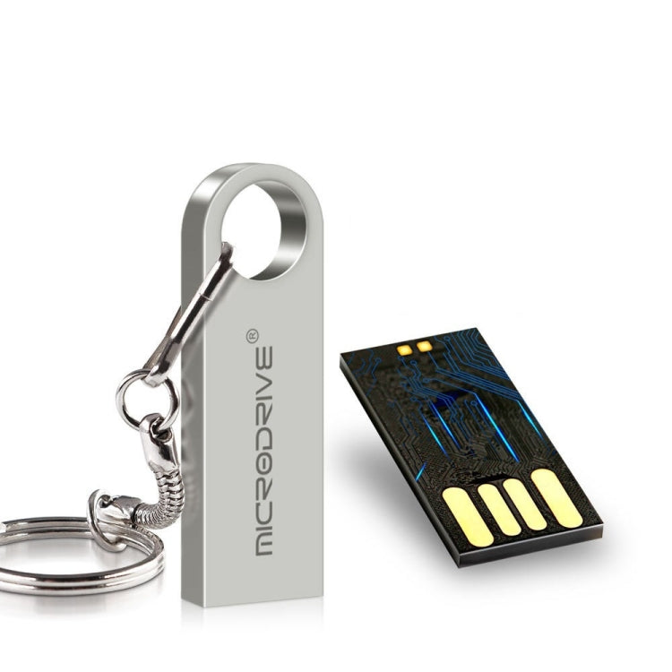 MicroDrive 8GB USB 2.0 Metal Waterproof High Speed U Disk(Grey) - Computer & Networking by MicroDrive | Online Shopping UK | buy2fix