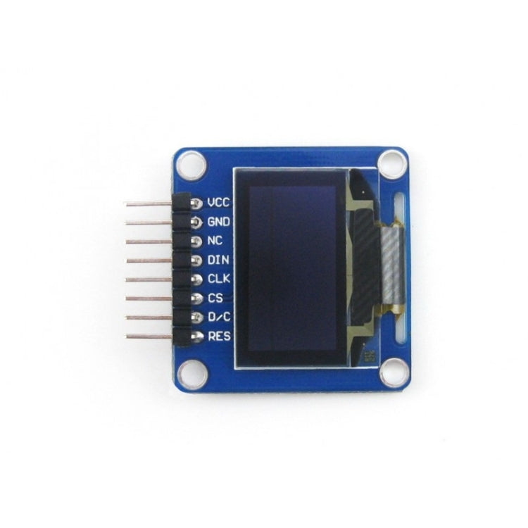 Waveshare 0.96 inch 128*64 OLED (A), SPI/I2C Interfaces, Angled Horizontal Pinheader - Modules Expansions Accessories by Waveshare | Online Shopping UK | buy2fix