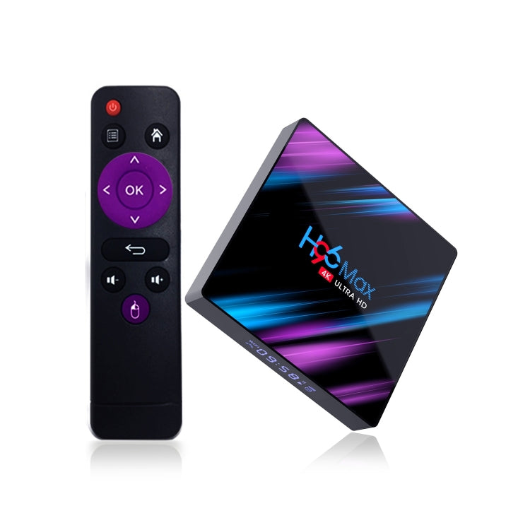 H96 Max-3318 4K Ultra HD Android TV Box with Remote Controller, Android 9.0, RK3318 Quad-Core 64bit Cortex-A53, WiFi 2.4G/5G, Bluetooth 4.0, 2GB+16GB - Consumer Electronics by buy2fix | Online Shopping UK | buy2fix